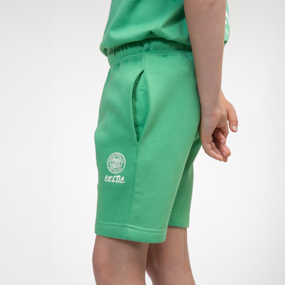 Celtic Junior Green Shorts