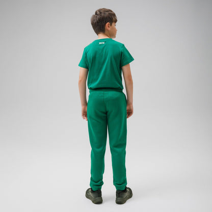 Celtic Junior Green Text Joggers