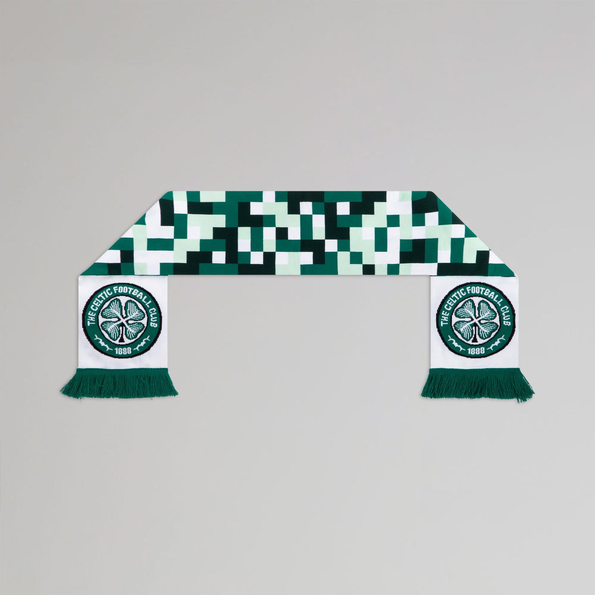 Celtic Junior Pixel Print Scarf