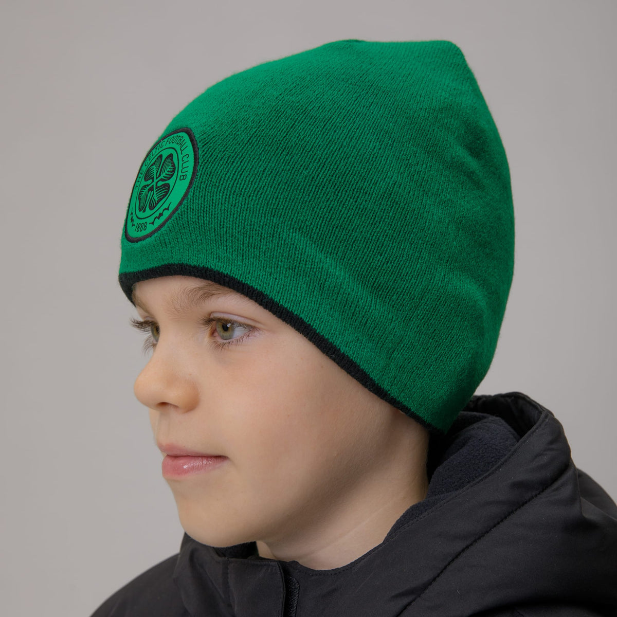 Celtic Junior Reversible Beanie