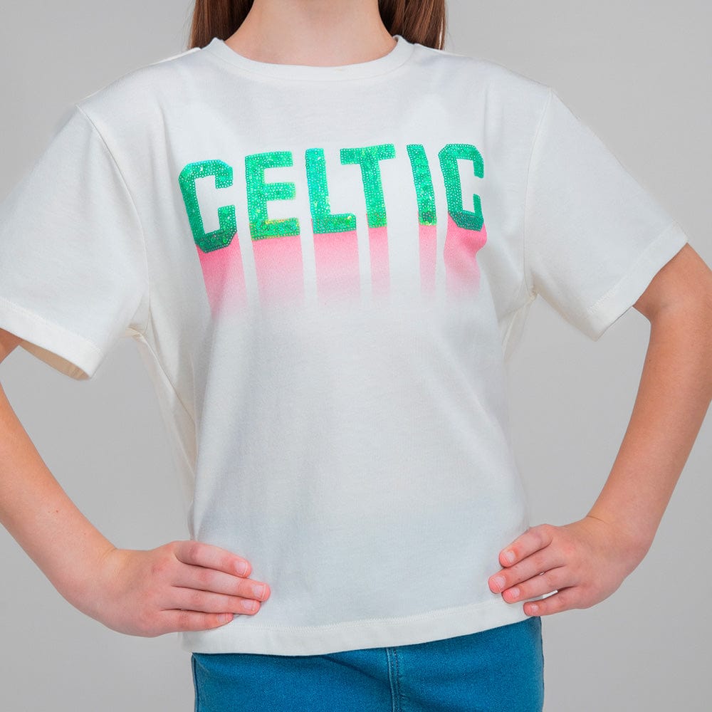 Celtic Junior Sequin T-Shirt