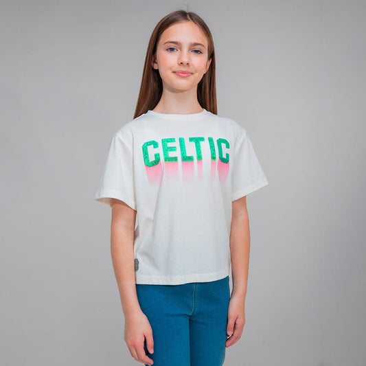 Celtic Junior Sequin T-Shirt