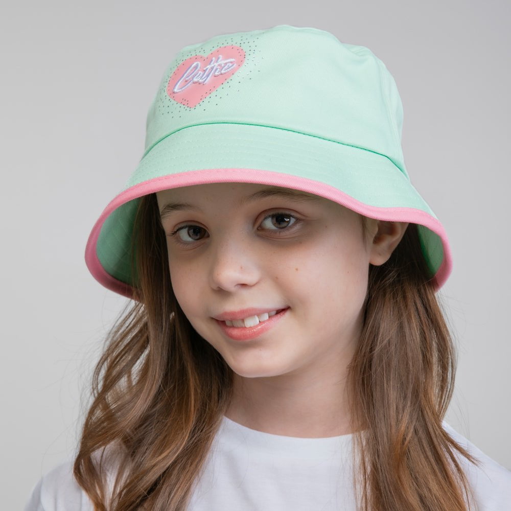 Celtic Junior Sparkle Heart Bucket Hat