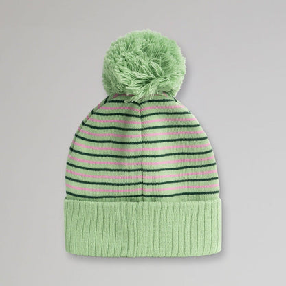 Celtic Junior Striped Pom Pom Beanie