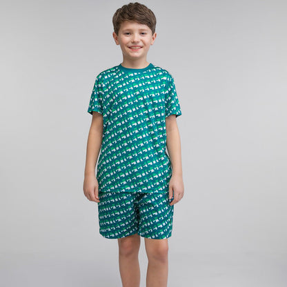 Celtic Junior Text Pattern T-Shirt