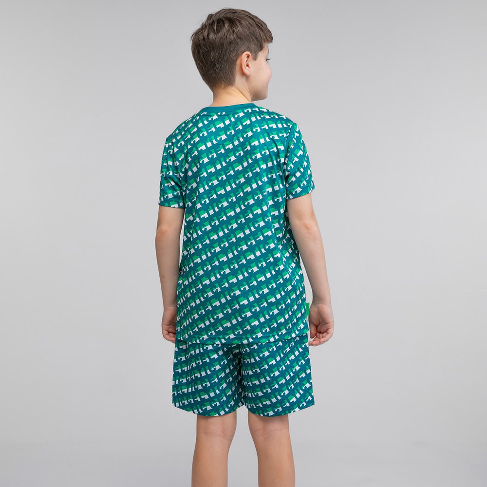 Celtic Junior Text Pattern T-Shirt