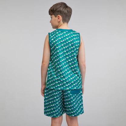 Celtic Junior Text Pattern Vest