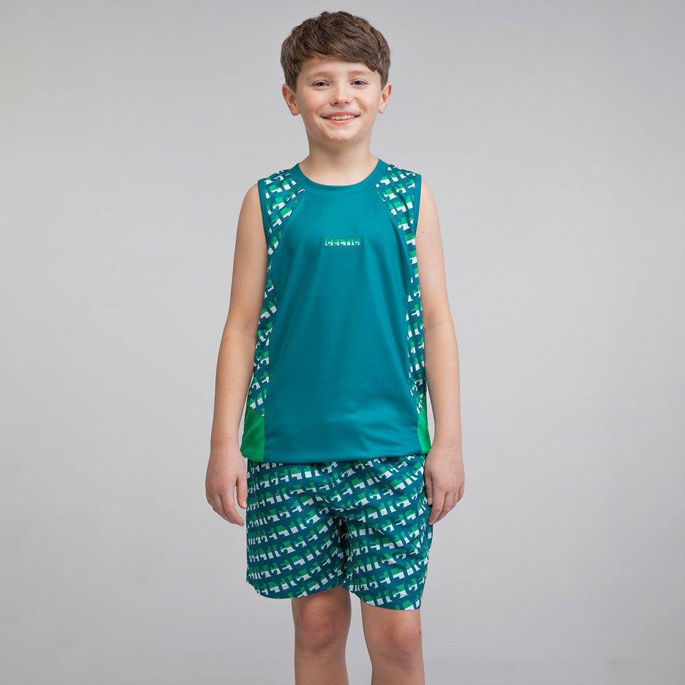 Celtic Junior Text Pattern Vest