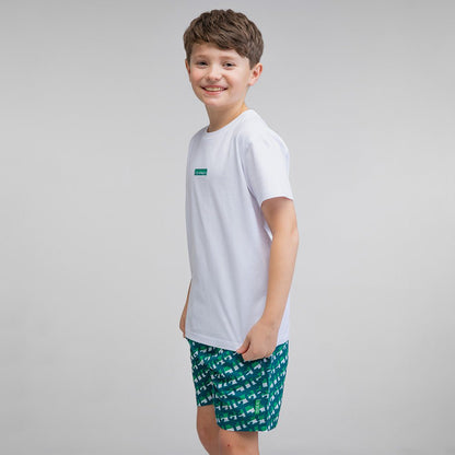 Celtic Junior Text White T-Shirt