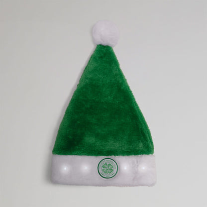Celtic Light Up Green Santa Hat