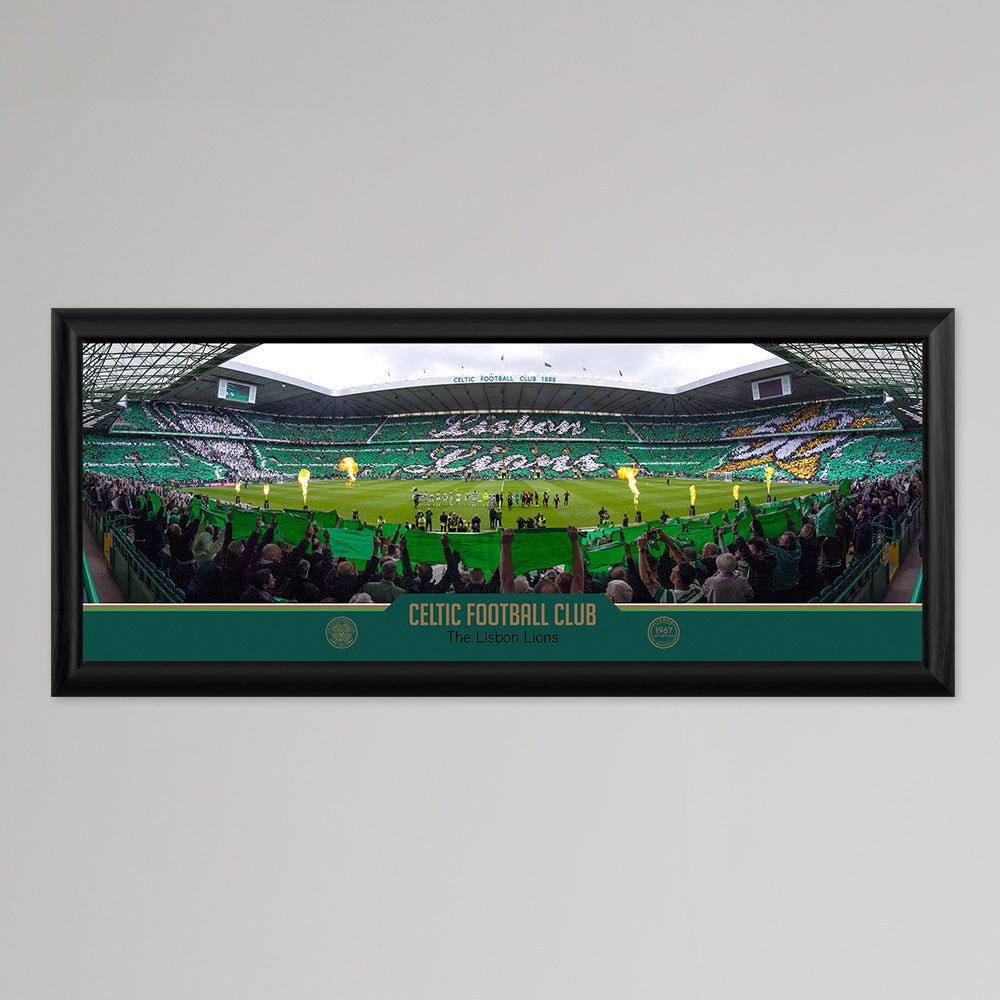 Celtic Lisbon Lions 50th Anniversary Display Panoramic Print