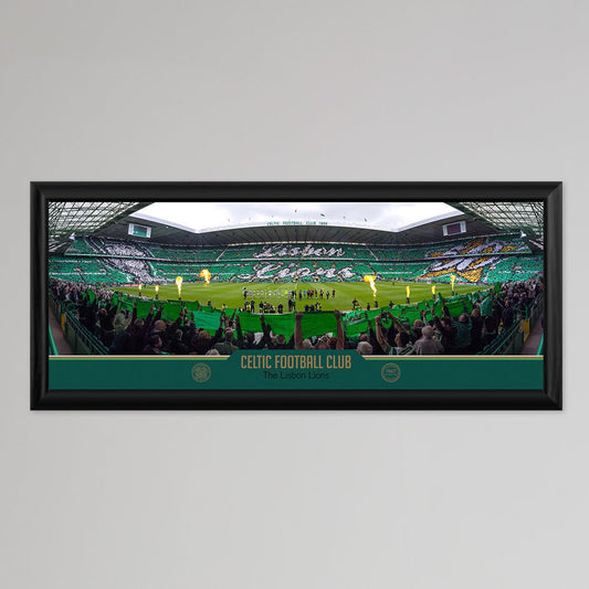 Celtic Lisbon Lions 50th Anniversary Display Panoramic Print