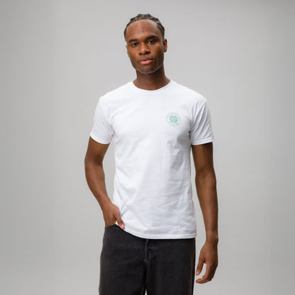 Celtic Lisbon Men's Newspaper White T-Shirt