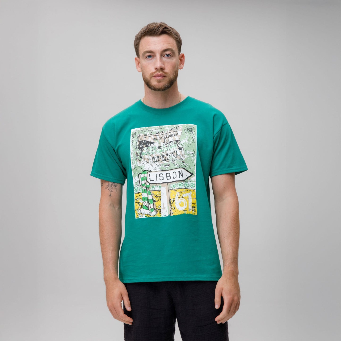 Celtic Lisbon Men's Sign Green T-Shirt