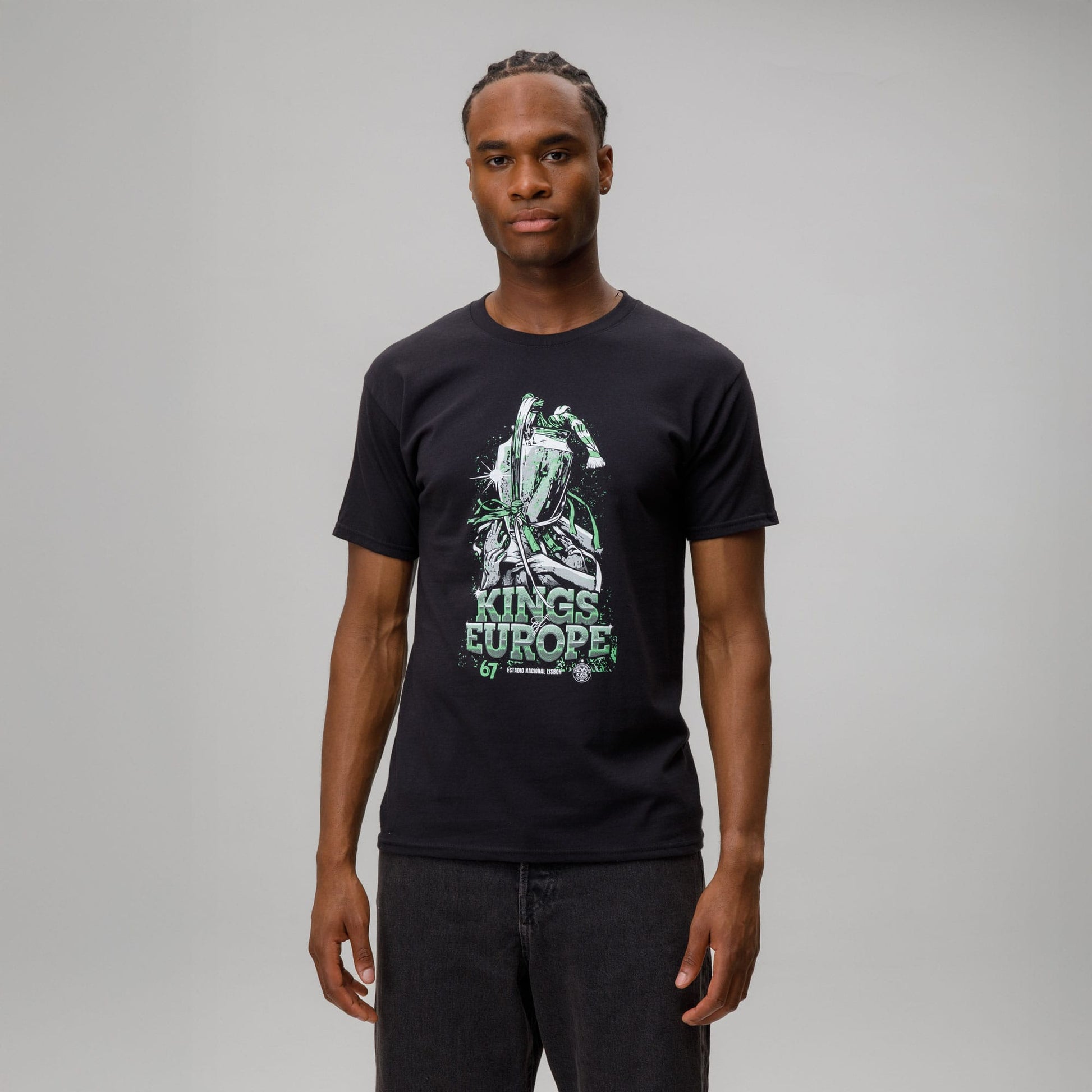 Celtic Lisbon Men's Trophy Black T-Shirt