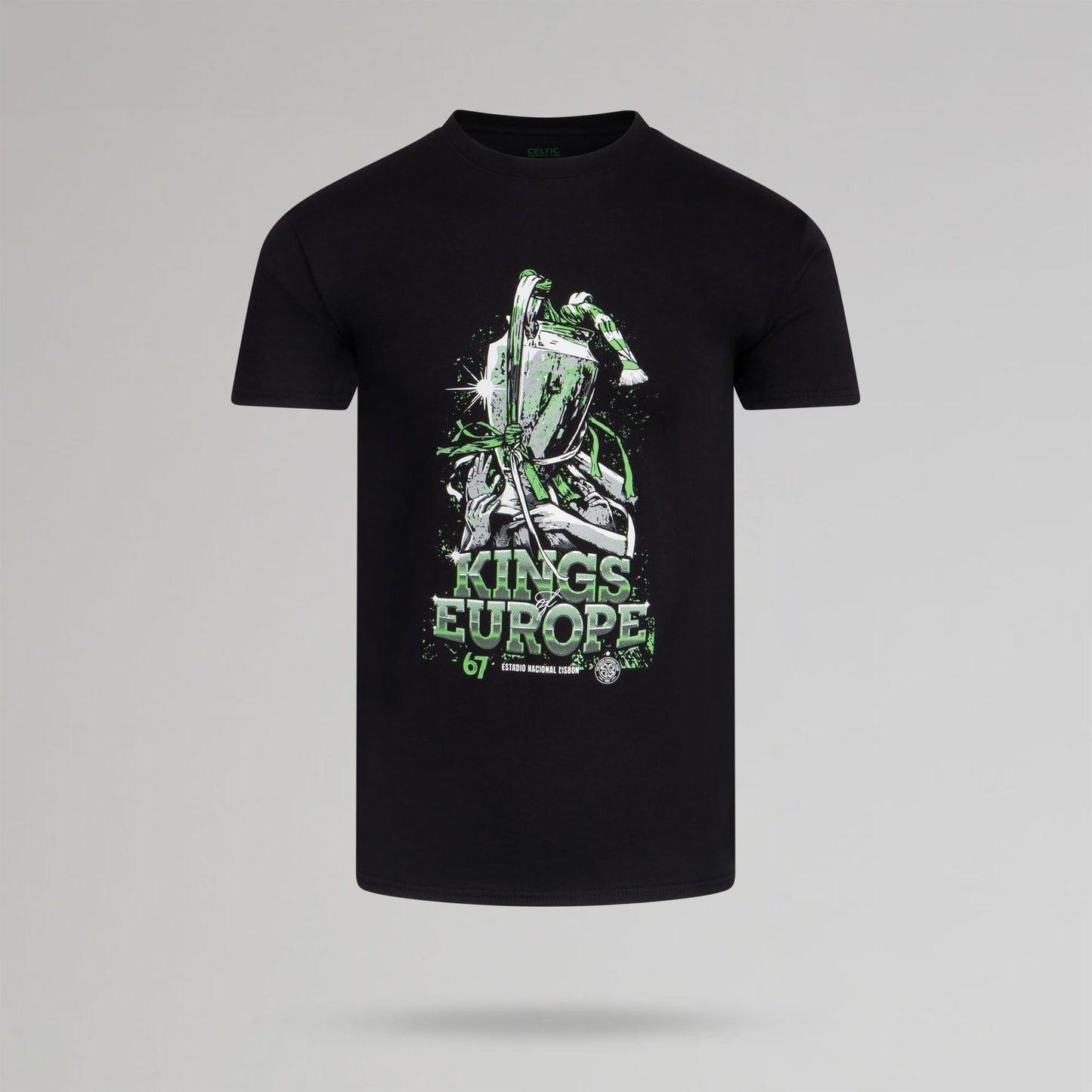 Celtic Lisbon Trophy Black T-Shirt