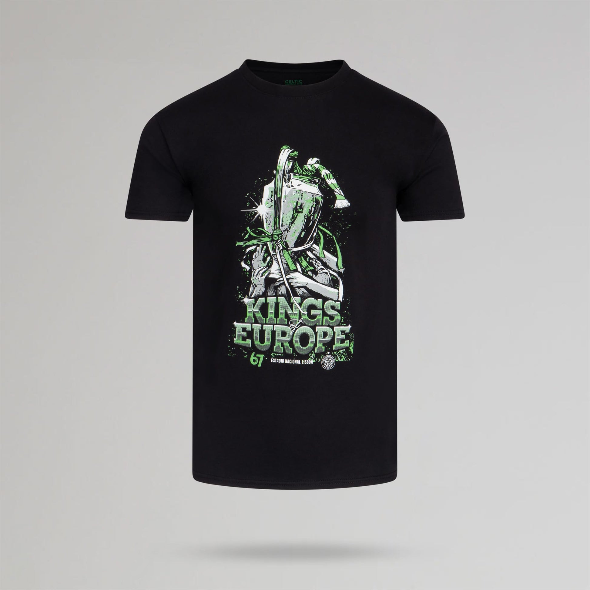 Celtic Lisbon Trophy Black T-Shirt