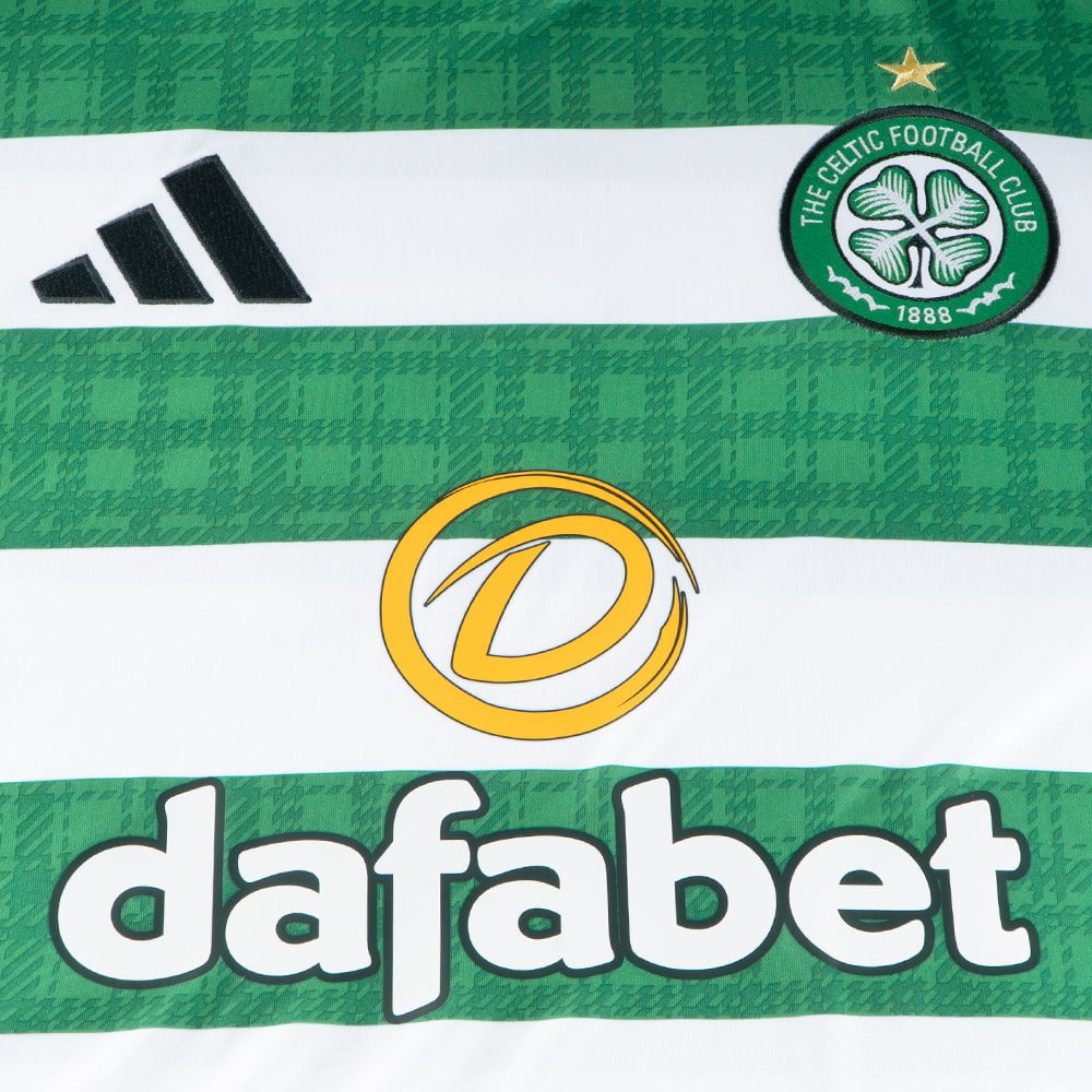 Celtic Men's 2025/26 Home Shirt with Long Sleeves