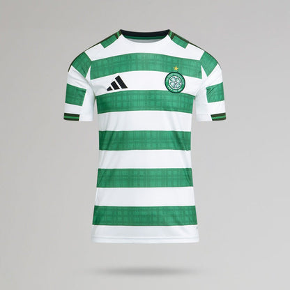 Celtic Men's 2025/26 Home Shirt with No Sponsor