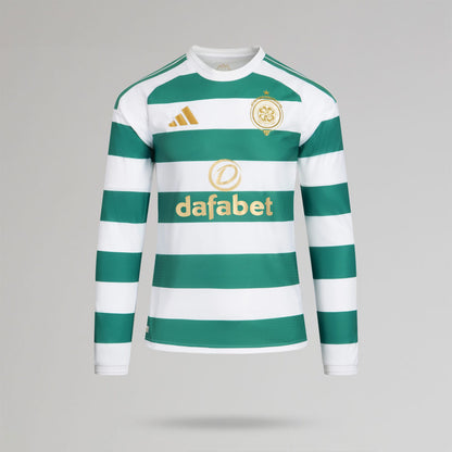 Celtic Men's 2026/27 Authentic Home Shirt with Long Sleeves