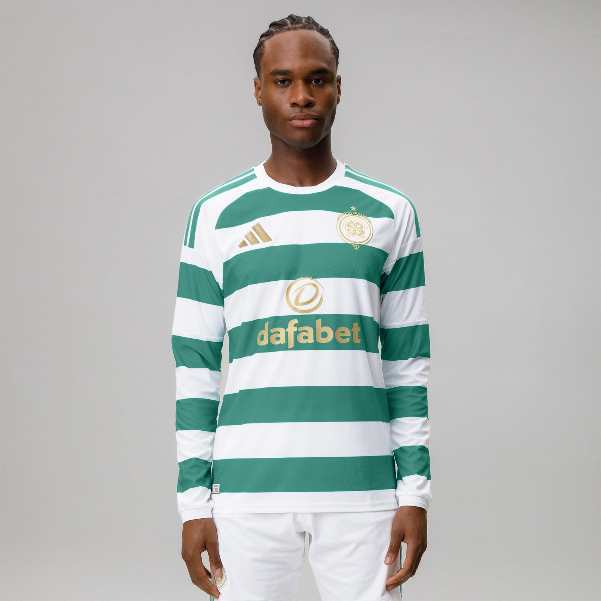 Celtic Men's 2026/27 Authentic Home Shirt with Long Sleeves
