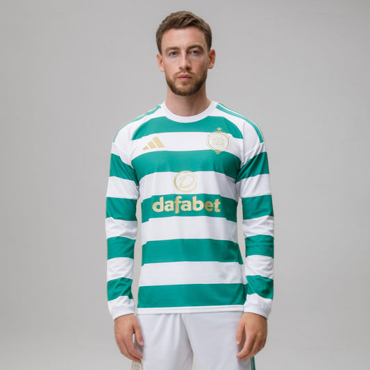 Celtic Men's 2026/27 Home Shirt with Long Sleeves