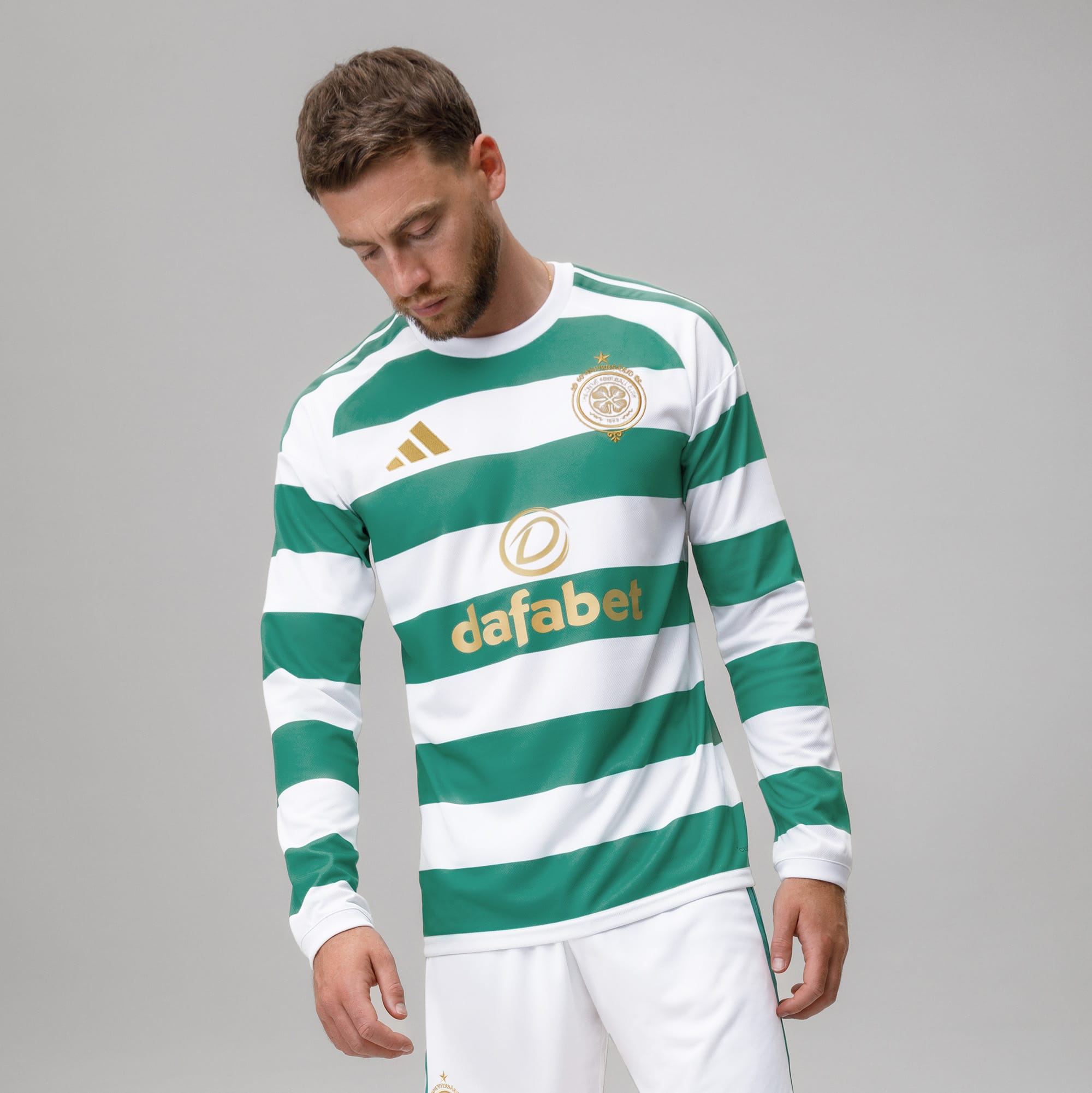 Celtic Men's 2026/27 Home Shirt with Long Sleeves – Official
