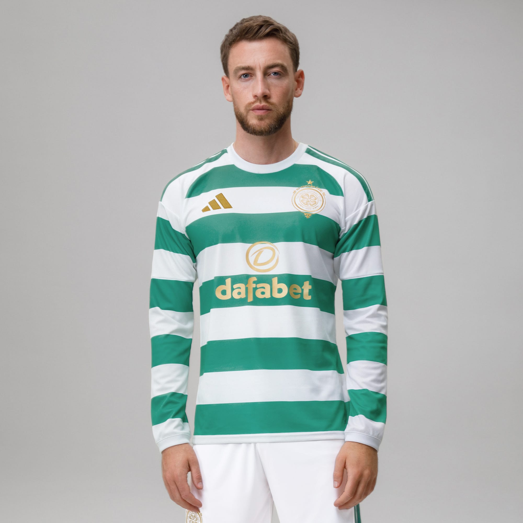 Celtic Men's 2026/27 Home Shirt with Long Sleeves – Official
