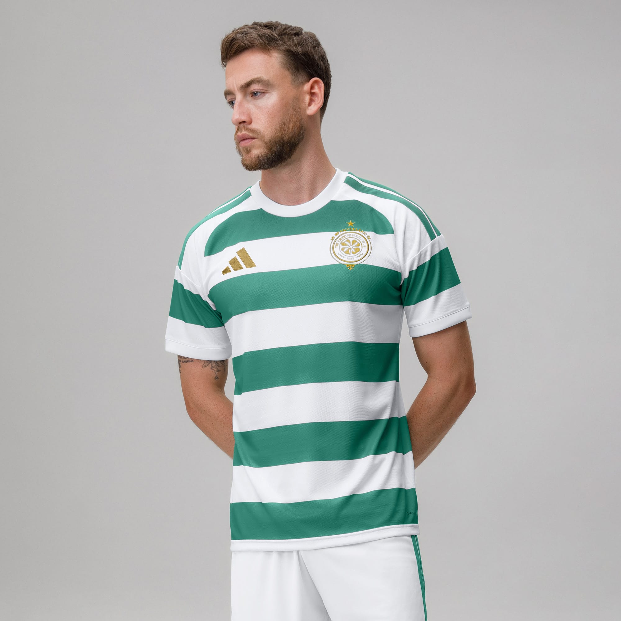 Celtic Men's 2026/27 Home Shirt with No Sponsor – Official Celtic