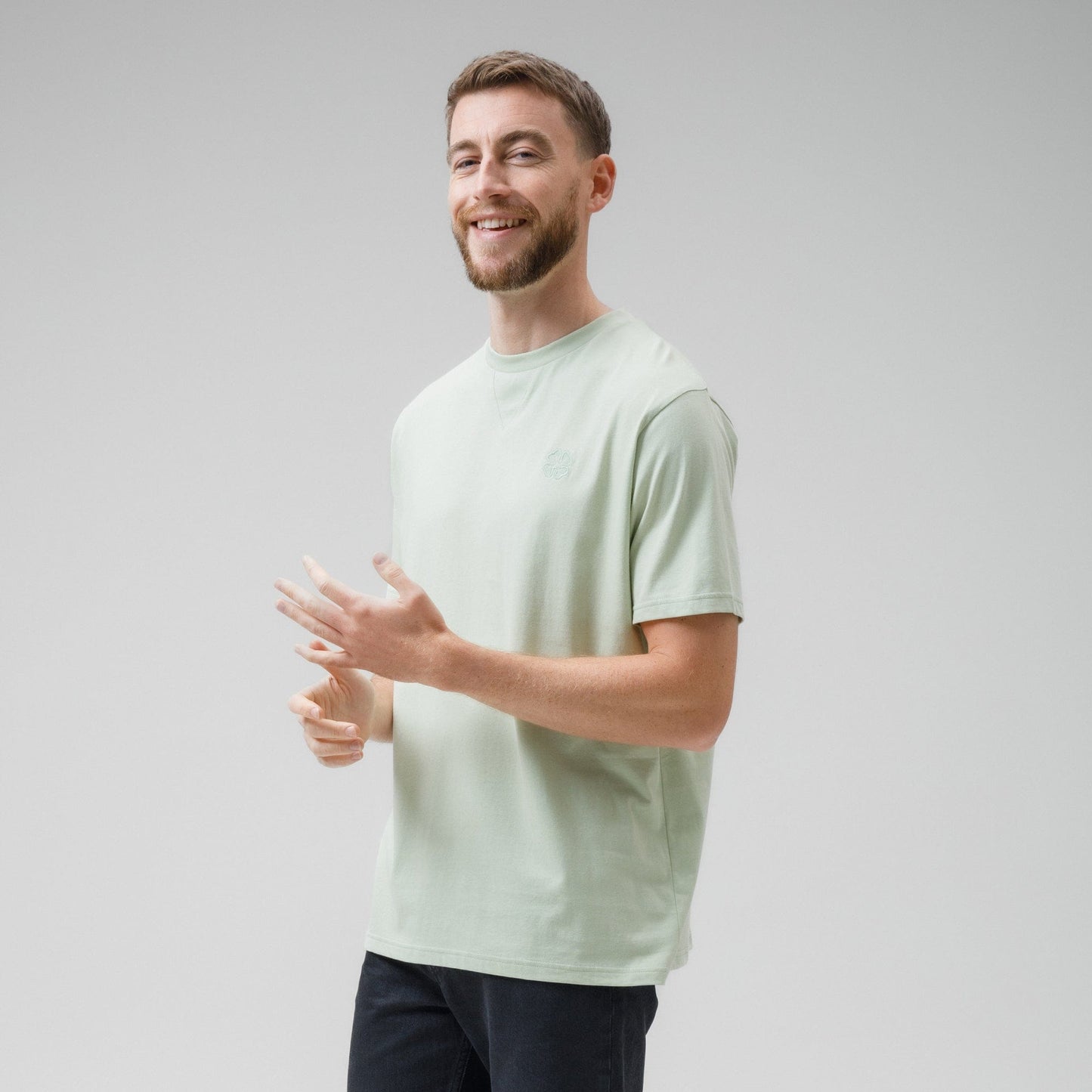 Celtic Men's Oversized Light Green T-Shirt