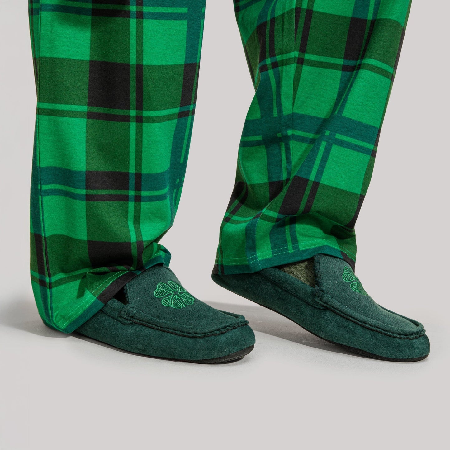 Celtic Mocassin Clover Slipper