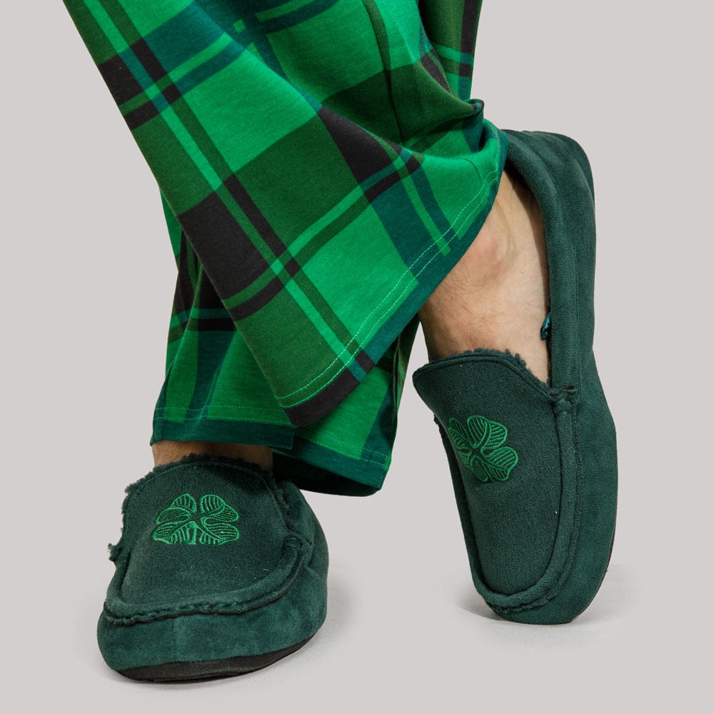 Celtic Mocassin Clover Slipper