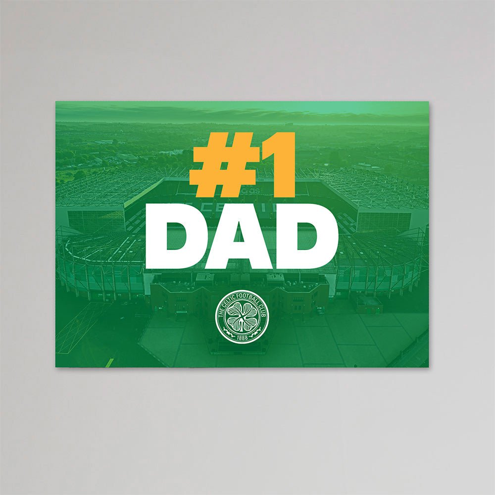 Celtic Number One Dad Father's Day Card