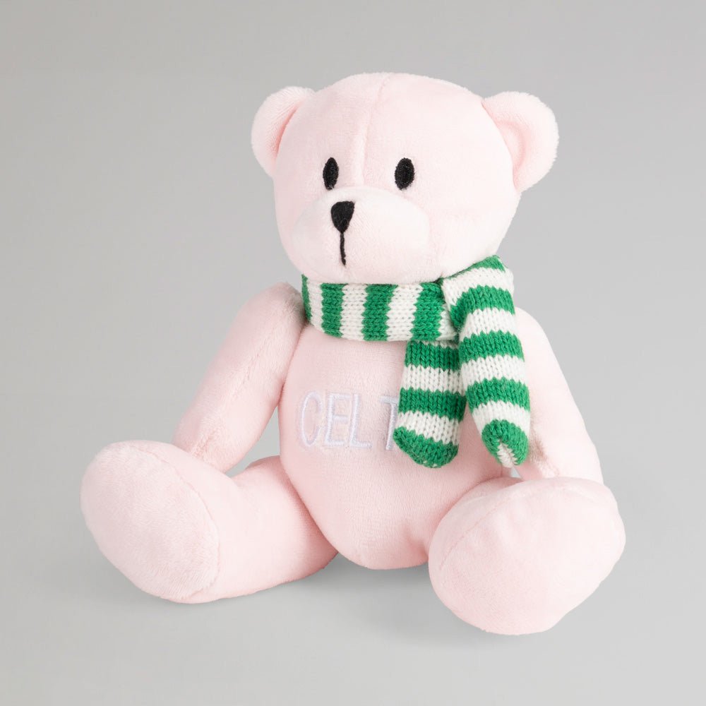 Celtic Pink Beanie Bear