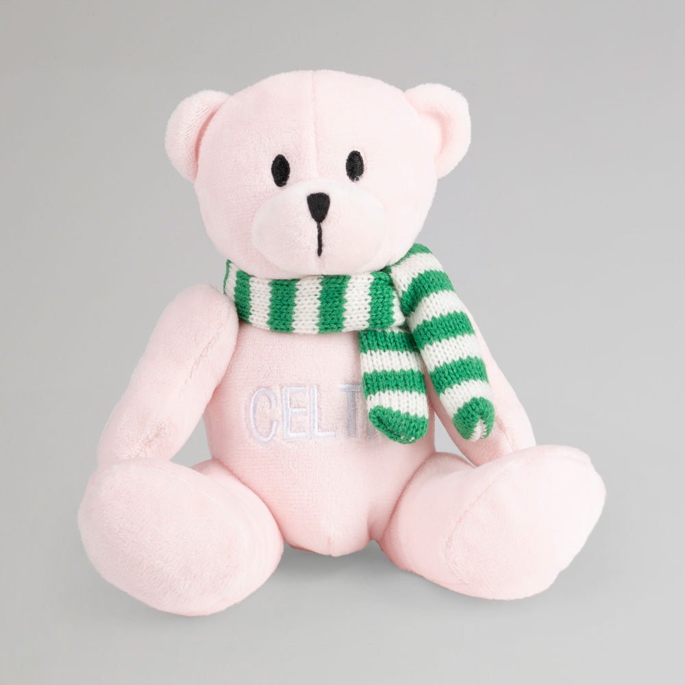 Celtic Pink Beanie Bear