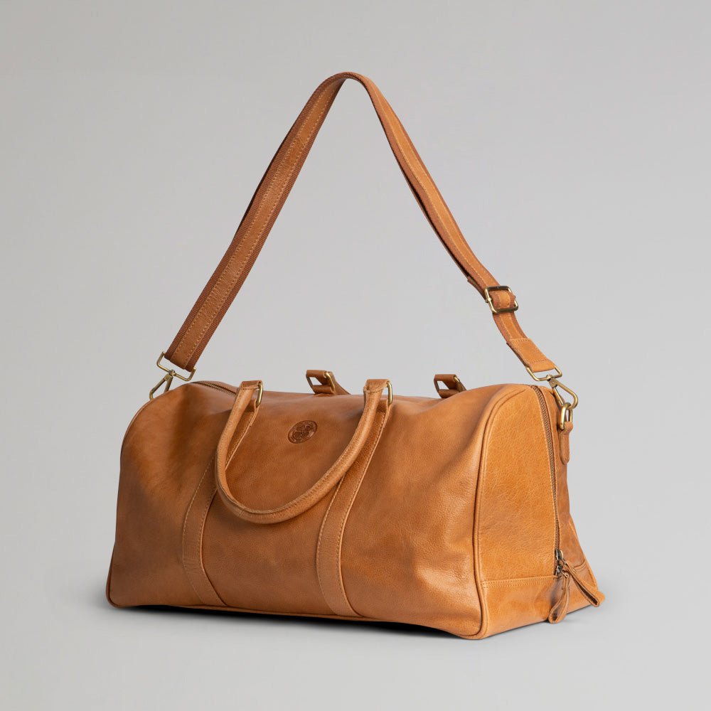Celtic Premium Brown Leather Holdall