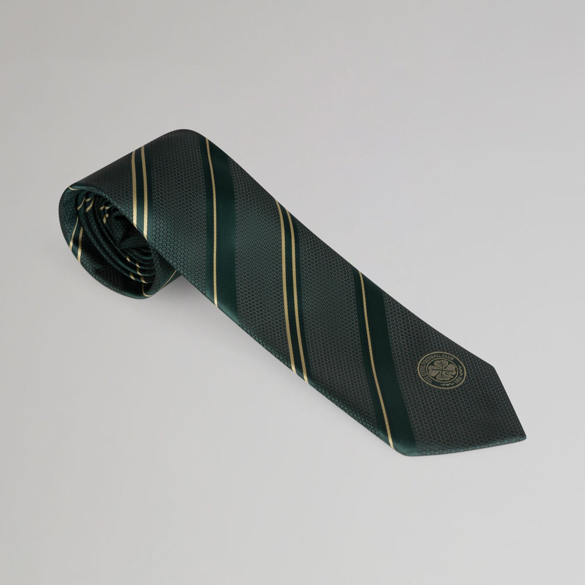 Celtic Stripe Dark Green Tie
