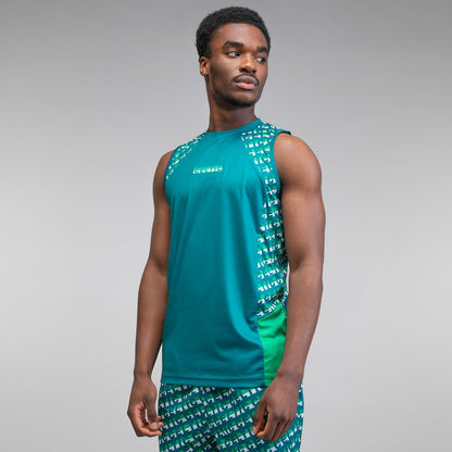 Celtic Text Pattern Vest