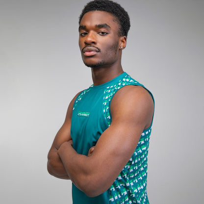 Celtic Text Pattern Vest