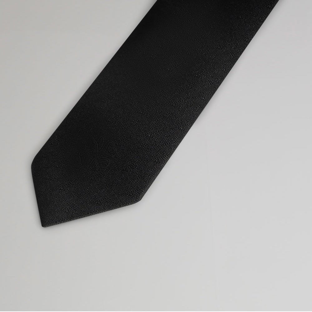 Celtic Tonal Black Clover Tie