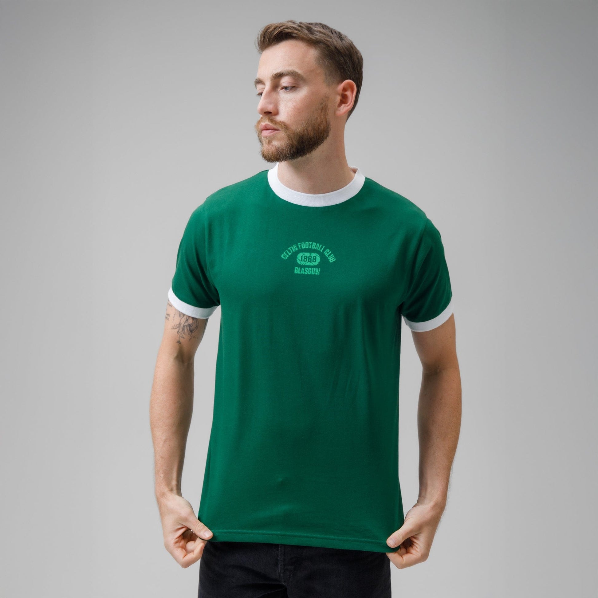 Celtic Tricolour Tipped T-Shirt