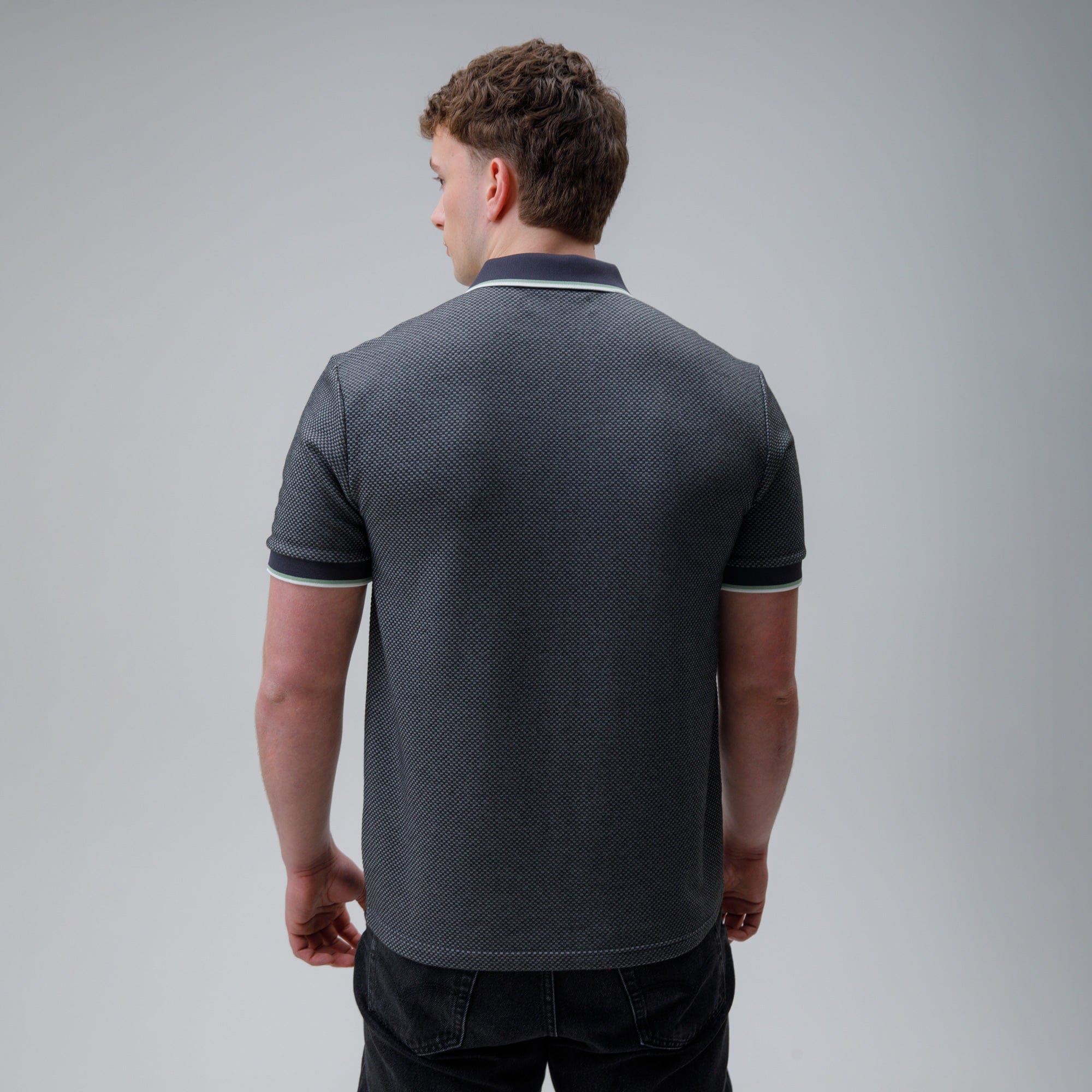 Celtic Waffle Black and Grey Zip Polo Shirt – Official Celtic Store
