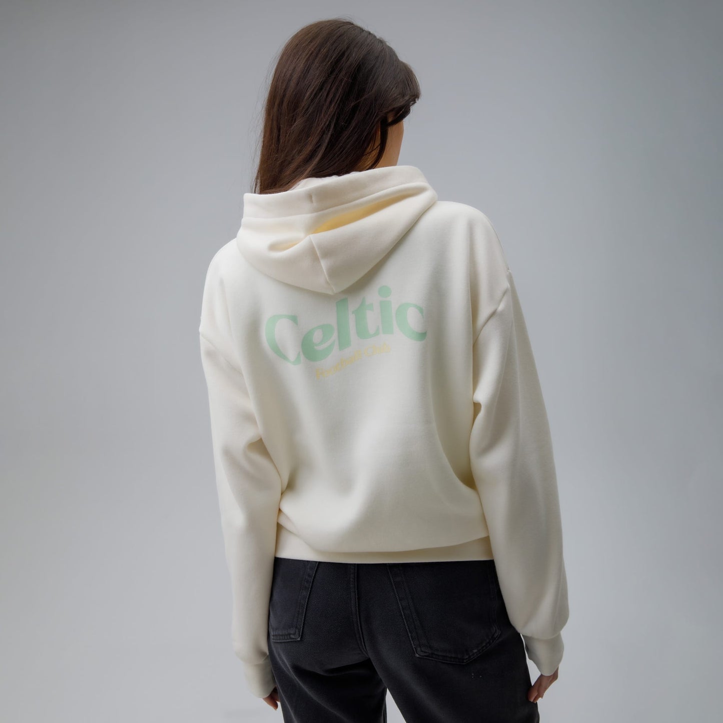 Celtic Women's Back Print Cream Hoodie
