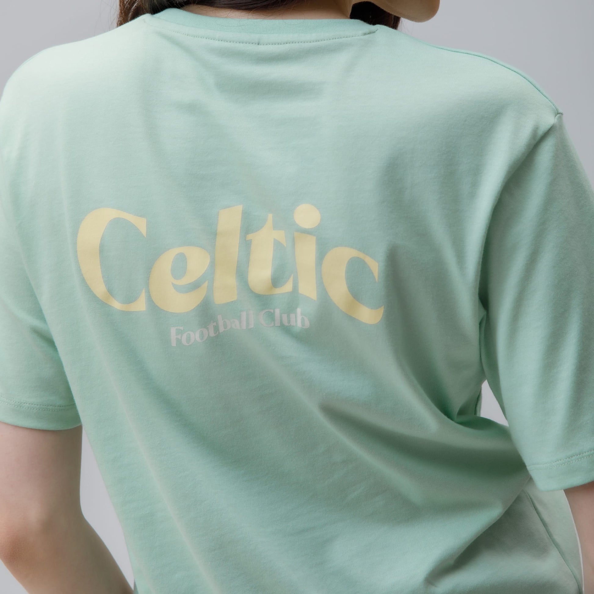 Celtic Women's Back Print Green T-Shirt