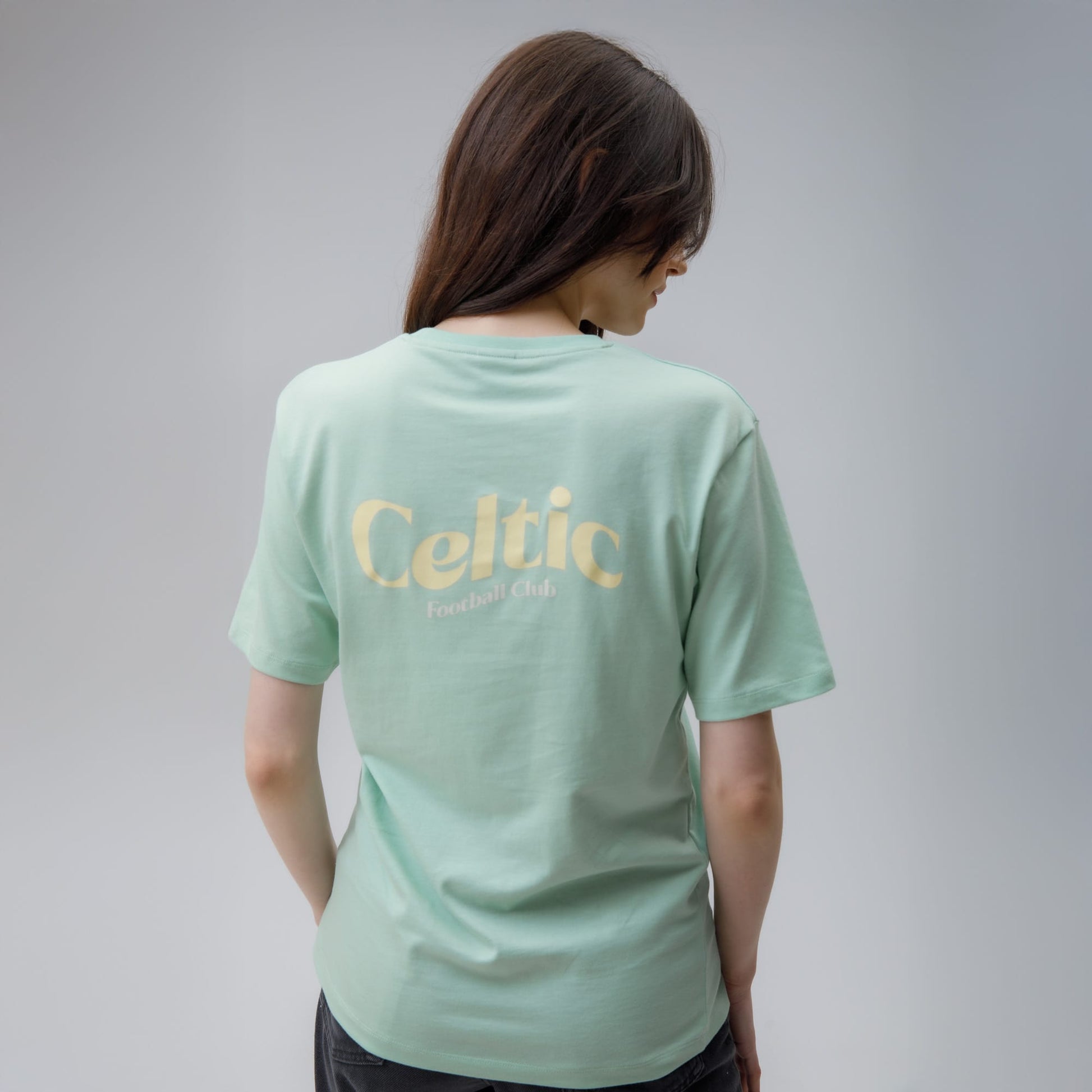 Celtic Women's Back Print Green T-Shirt