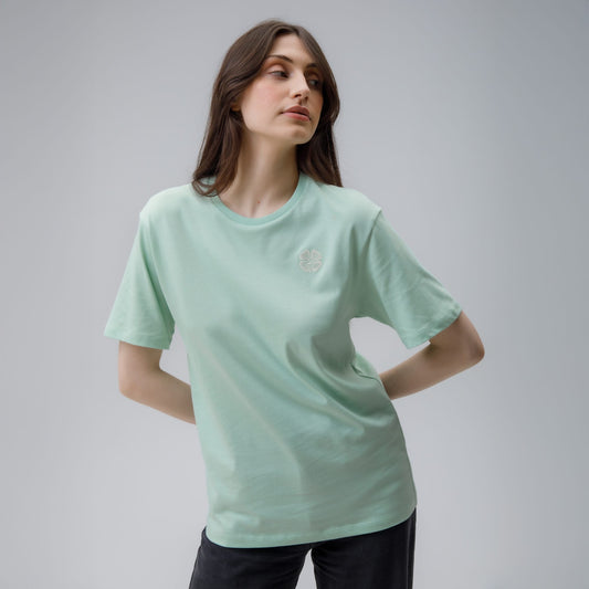 Celtic Women's Back Print Green T-Shirt