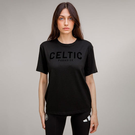 Celtic Women's Black Oversized T-Shirt