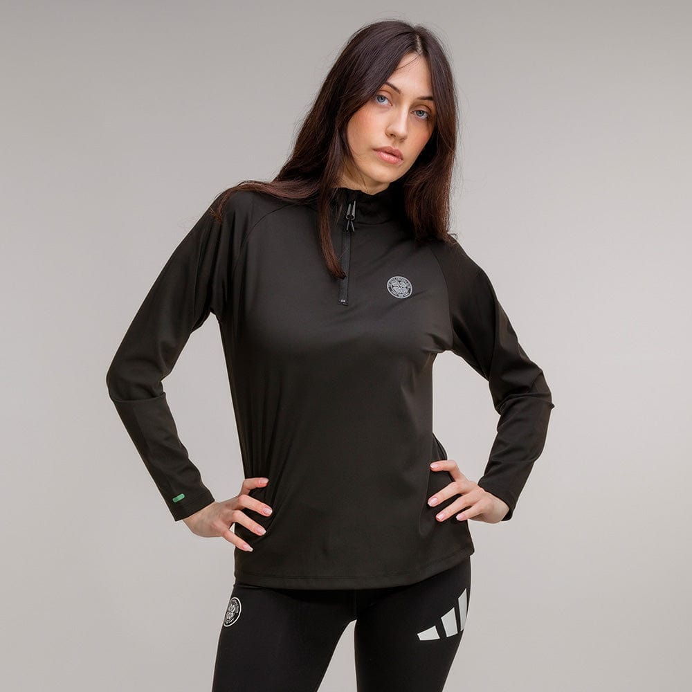 Celtic Women's Black Quarter Zip