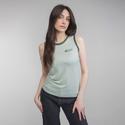 Celtic Women's Clover Contrast Vest