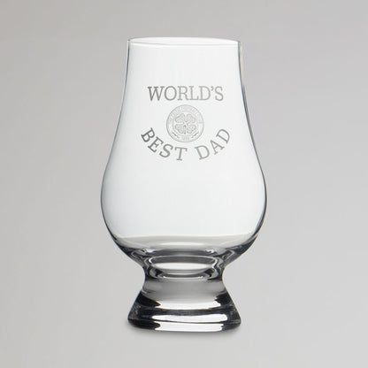 Celtic World's Best Dad Glencairn Glass